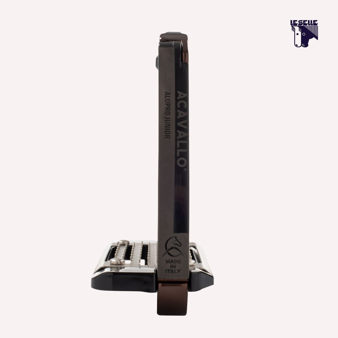 ALUPRO JUNIOR ACAVALLO STIRRUPS - BLACK