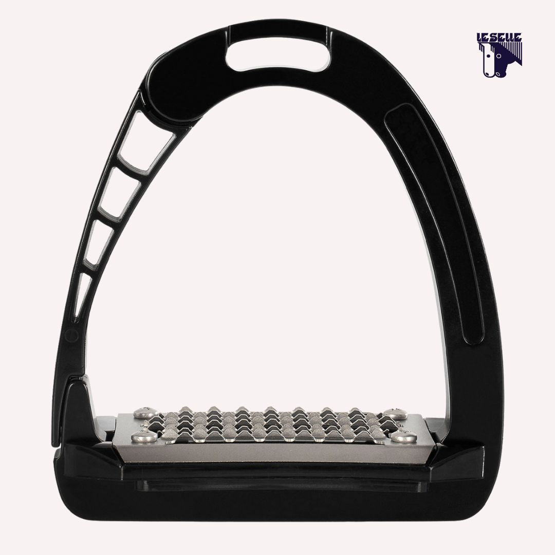 ALUPRO JUNIOR ACAVALLO STIRRUPS - BLACK