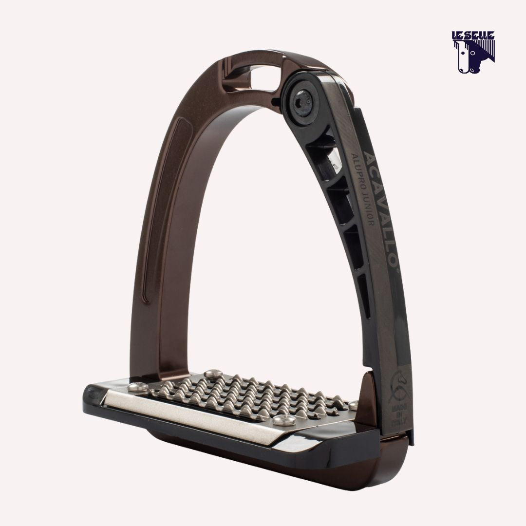 ALUPRO JUNIOR ACAVALLO STIRRUPS - BRONZE