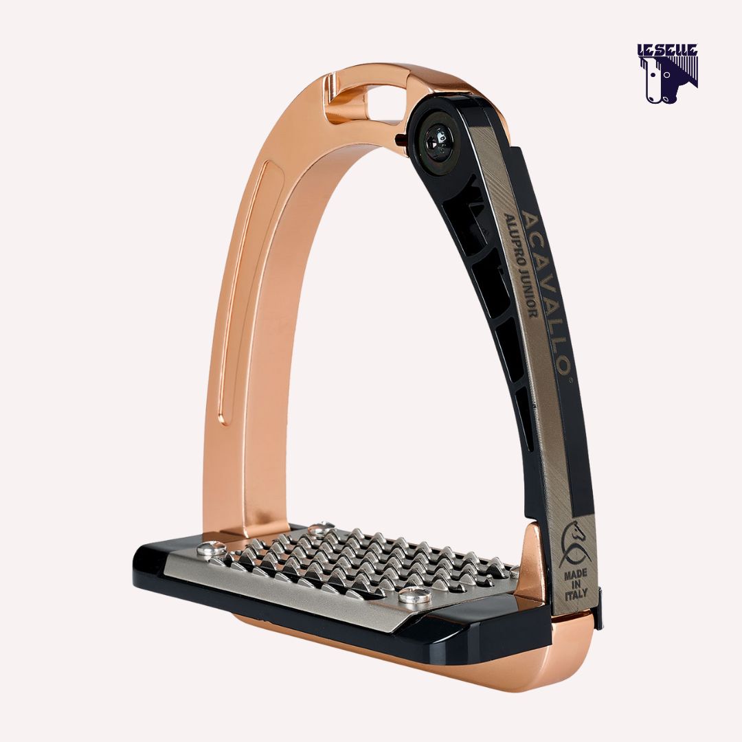 ACAVALLO ALUPRO JUNIOR STIRRUPS - ROSEGOLD
