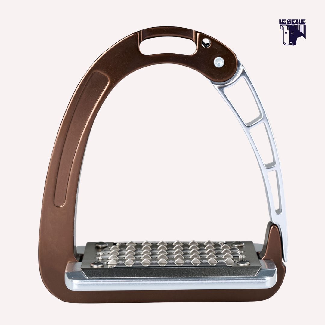 ACAVALLO ALUPLUS JUNIOR STIRRUPS - ORANGE