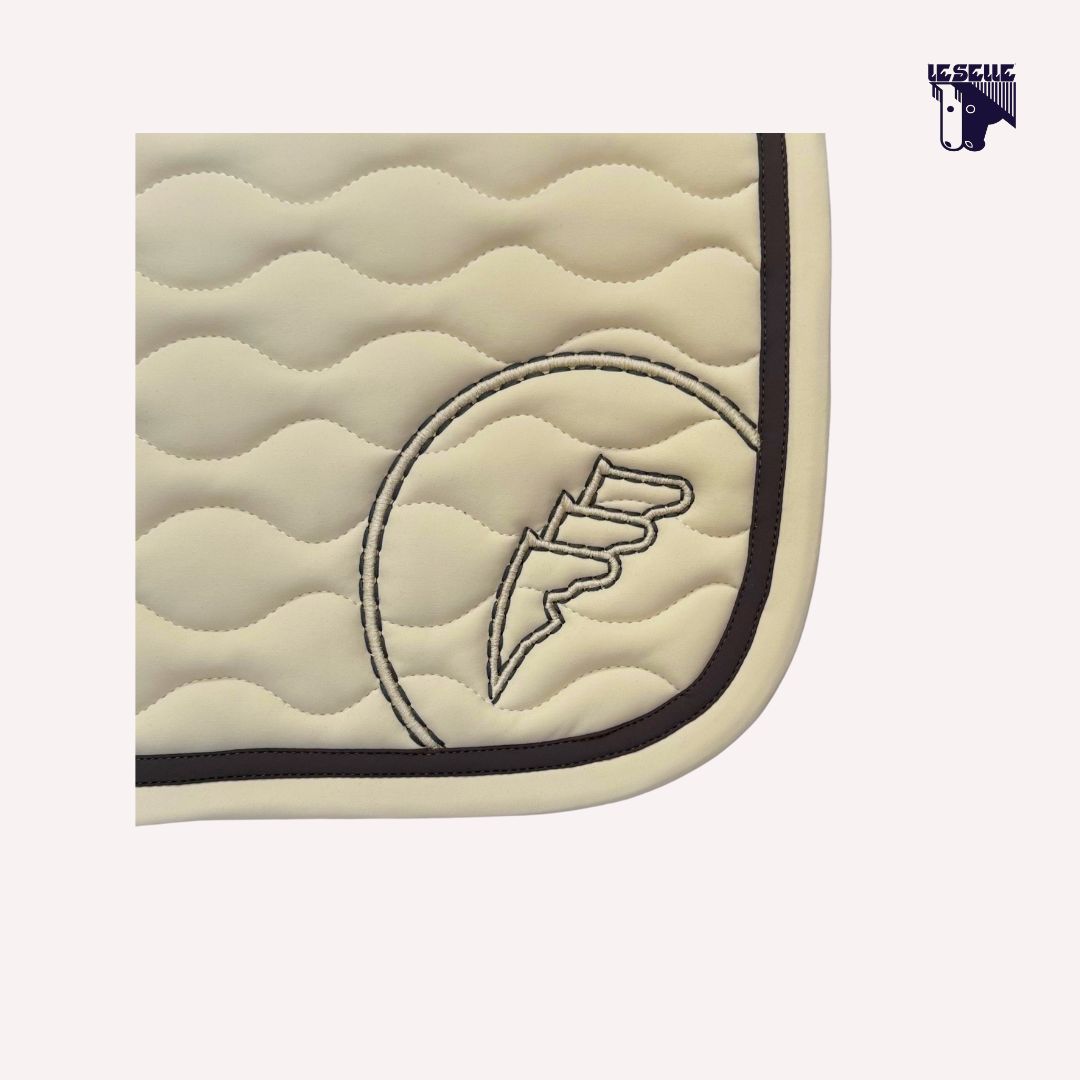 SOTTOSELLA E CUFFIETTA EQUILINE ONDA - BEIGE