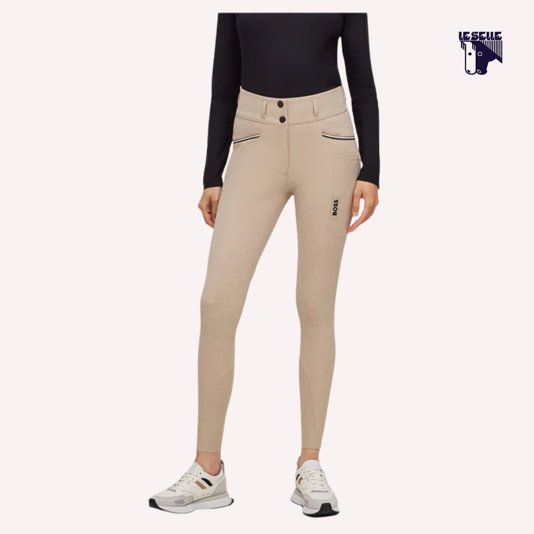 PANTALONI BOSS HAILEY - BEIGE