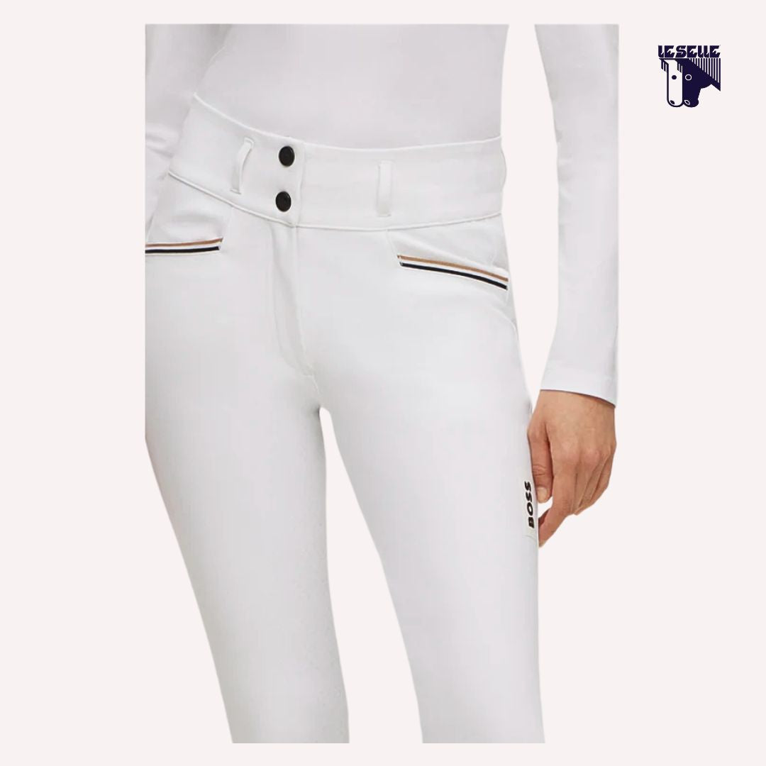 PANTALONI BOSS HAILEY - BIANCO