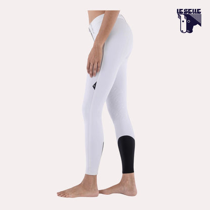 PANTALONI CORNEK GRIP AL GINOCCHIO EQUILINE - BIANCO