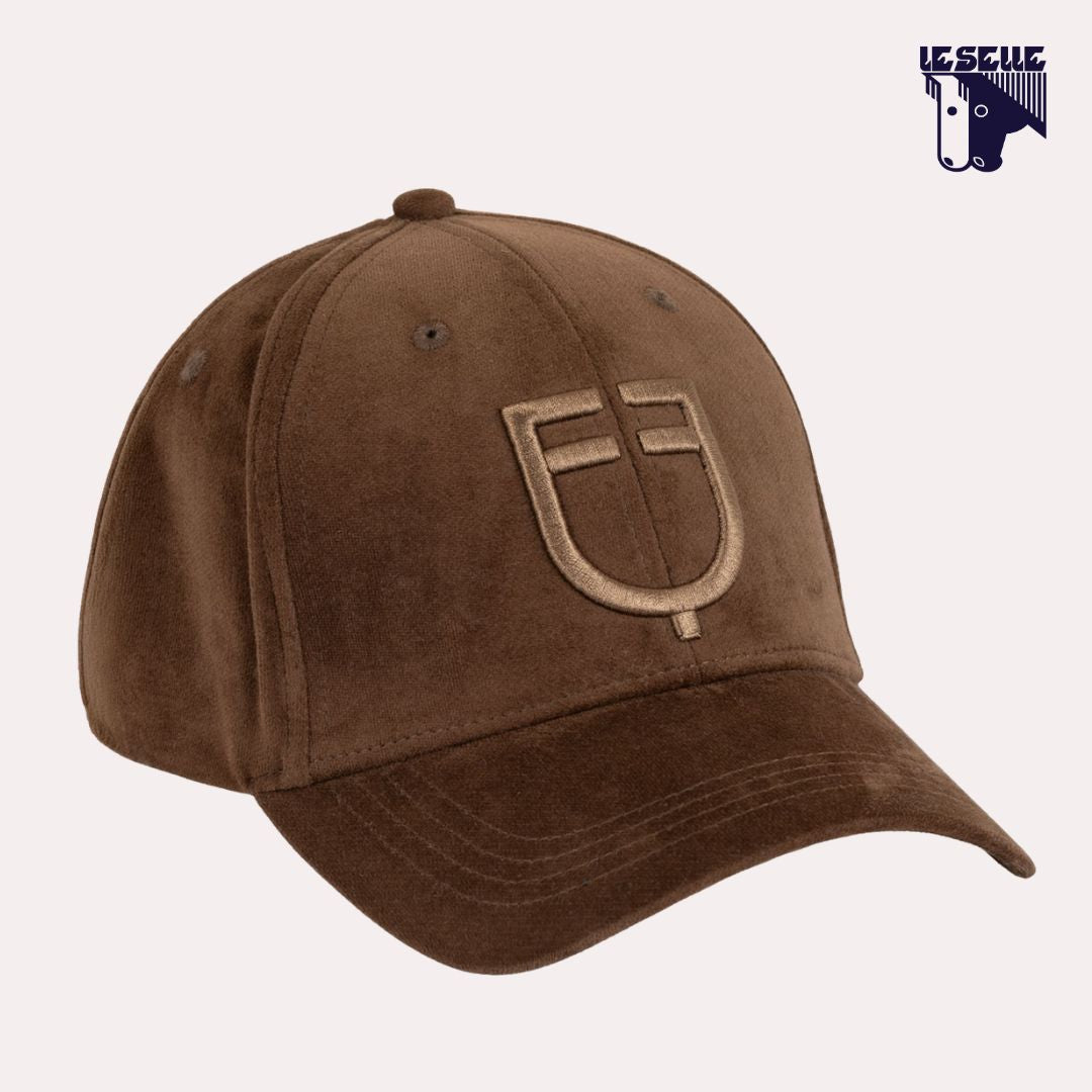 CAPPELLINO EQUESTRO VELVET - MARRONE