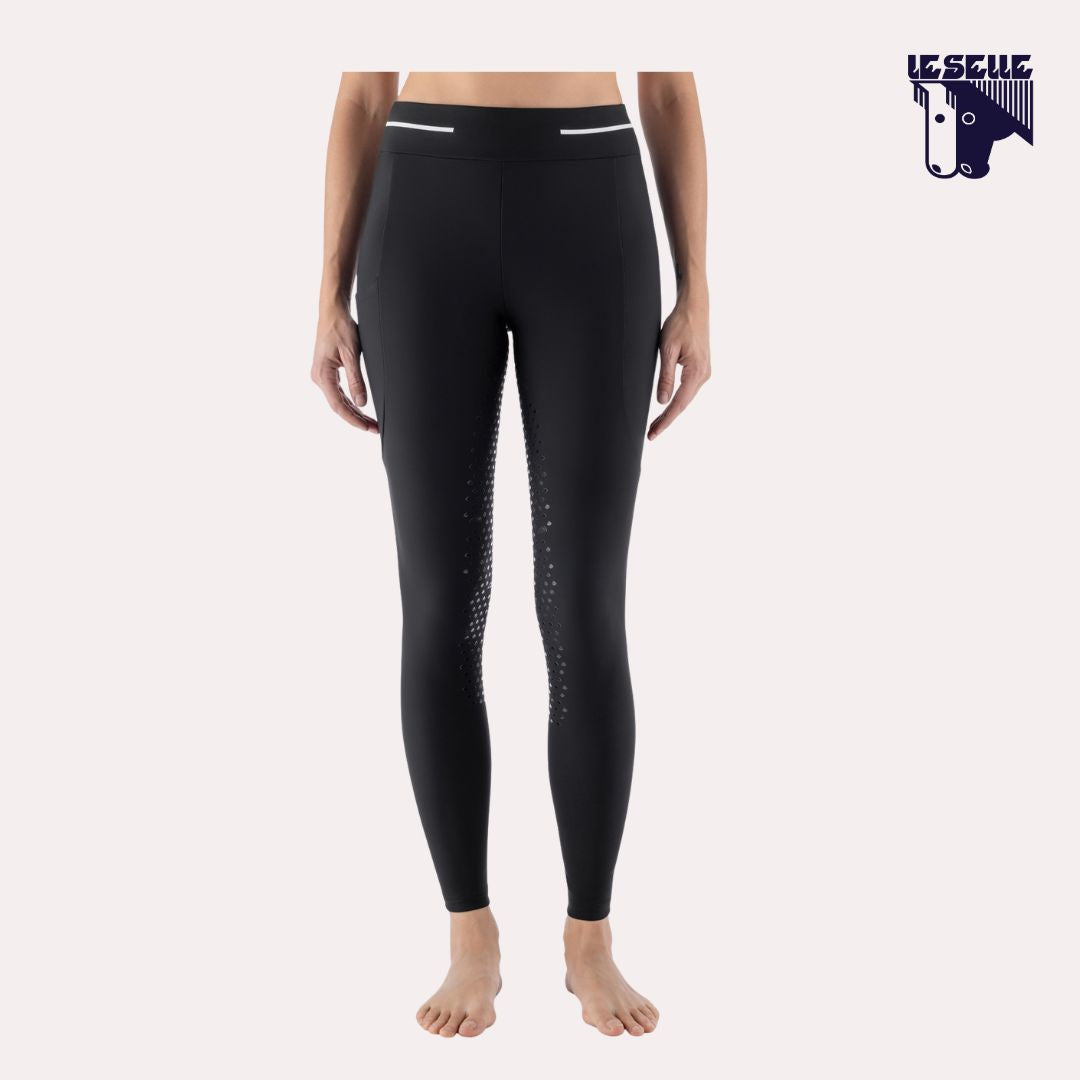 LEGGINGS EQUILINE CLIVEF - NERO