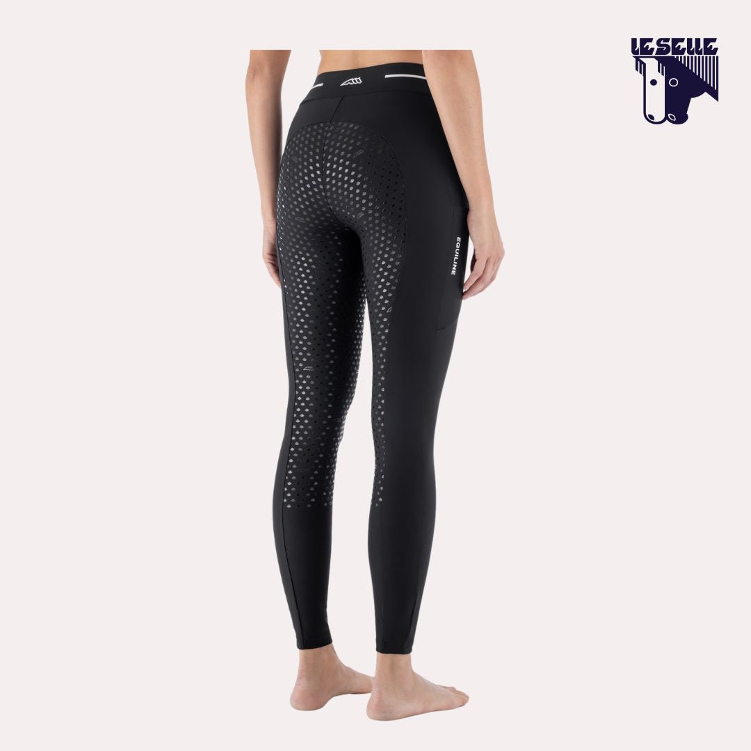 LEGGINGS EQUILINE CLIVEF - NERO