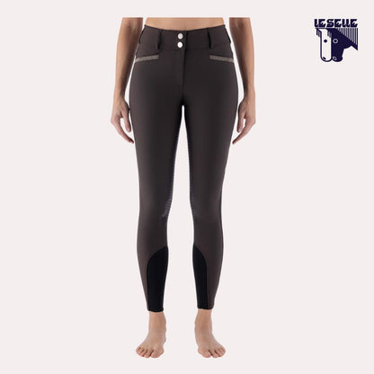 PANTALONI EQUILINE CRYSTALEF - COFFE BEAN