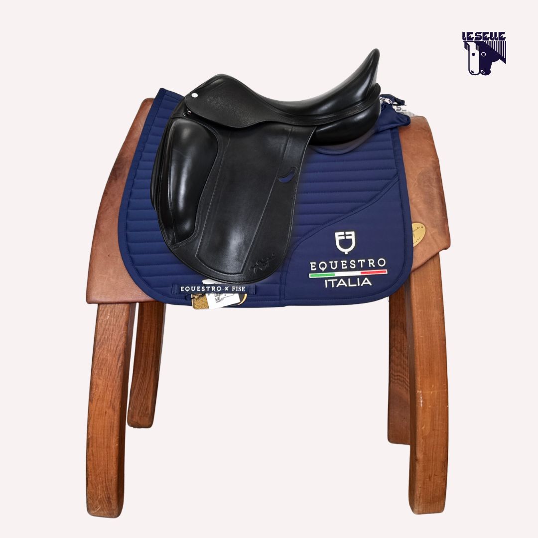 SOTTOSELLA E CUFFIETTA EQUESTRO X FISE DRESSAGE - BLU