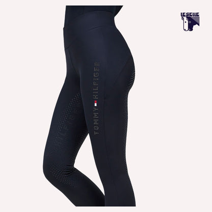 LEGGINGS TOMMY HILFIGER STRASS - BLU
