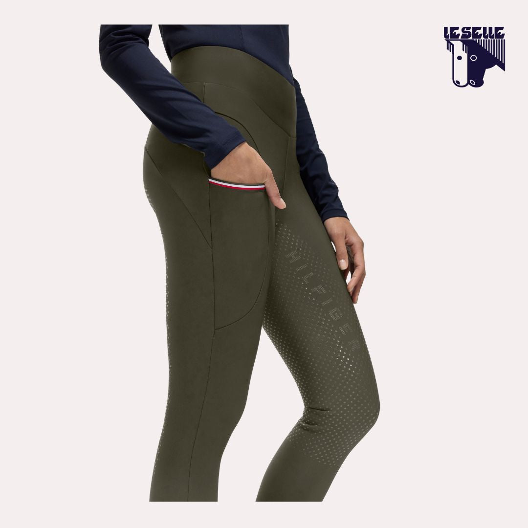 LEGGINGS INVERNALI TOMMY HILFIGER ELMIRA - VERDE