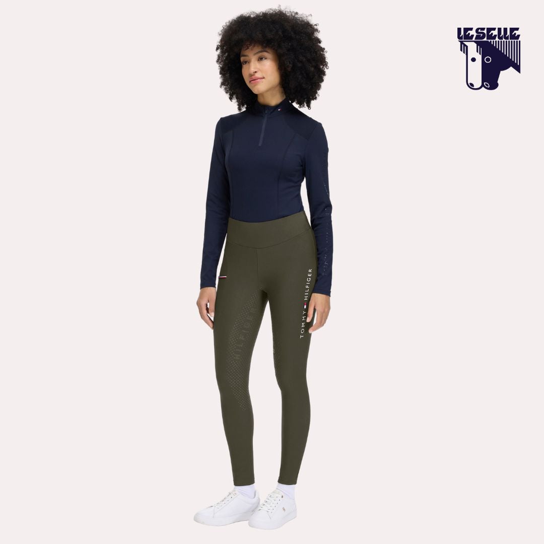 LEGGINGS INVERNALI TOMMY HILFIGER ELMIRA - VERDE