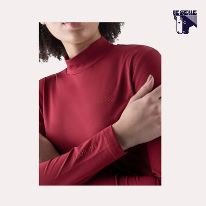 TRAINIG TOP EQUILINE GLIN - ALPINE PLUM