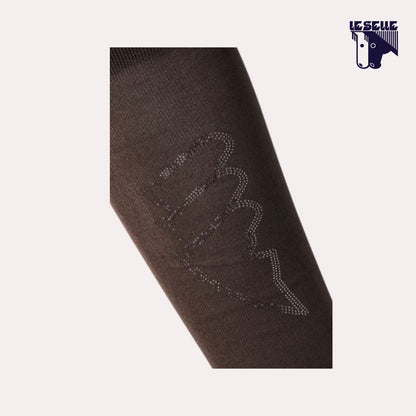 CALZINO EQUILINE GLOSY - COFFE BEAN