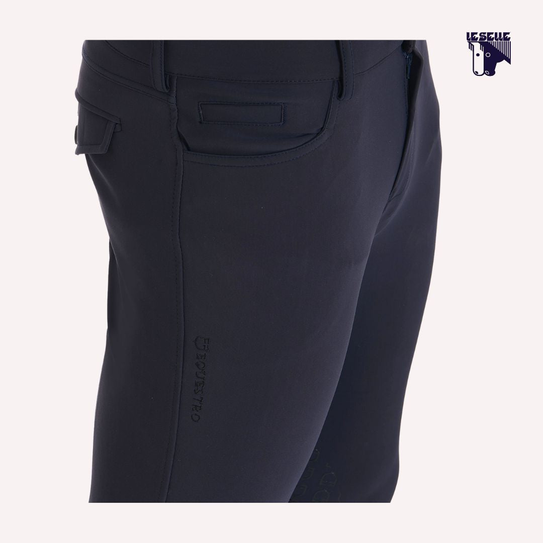 PANTALONI UOMO EQUESTRO CASPAR - BLU