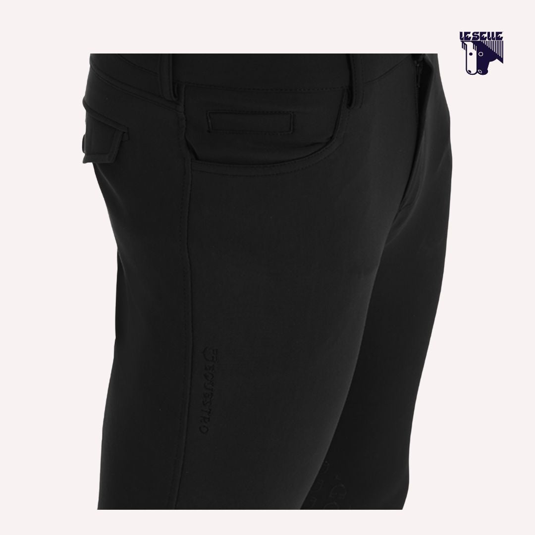 PANTALONI UOMO EQUESTRO CASPAR - NERO