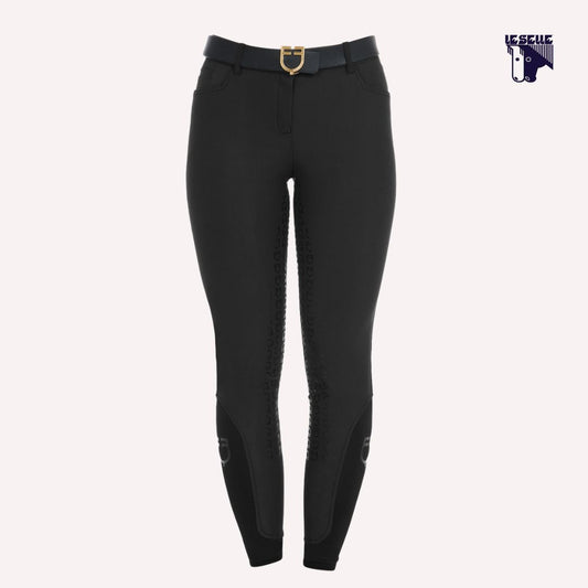 PANTALONI EQUESTRO ARIA - NERO