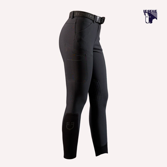 PANTALONI EQUESTRO RIDERTEC - NERO