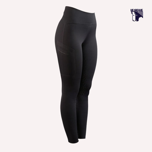 LEGGINGS EQUESTRO RIDERTEC - NERO