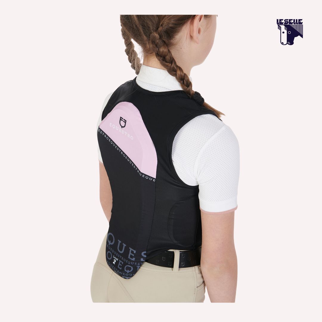 PARASCHIENA EQUESTRO BIMBI - NERO E LILLA