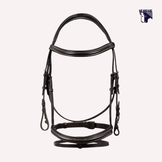TESTIERA EQUESTRO ANATOMICA - MARRONE