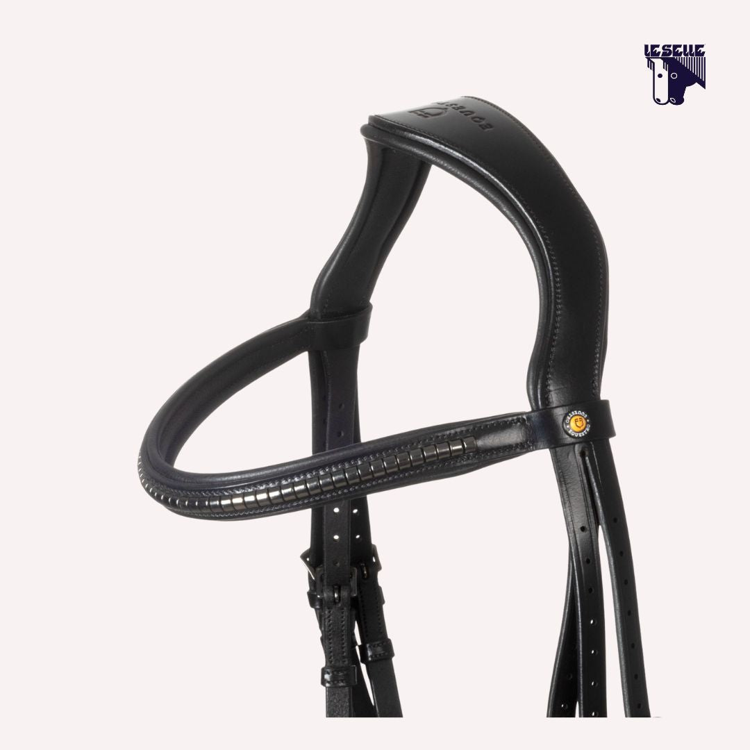 TESTIERA EQUESTRO ANATMICA  CLINCHER - PONY NERO