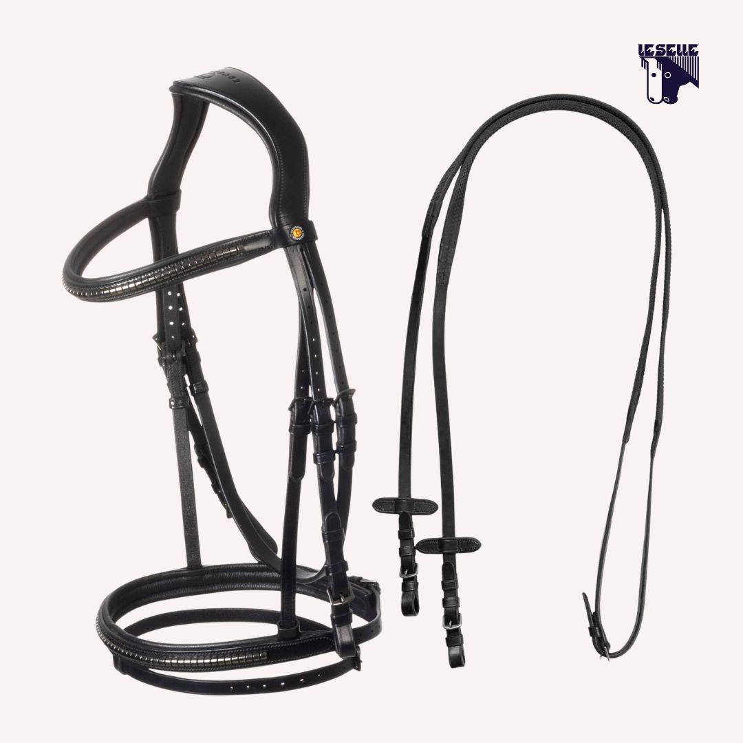 TESTIERA EQUESTRO ANATMICA  CLINCHER - PONY NERO