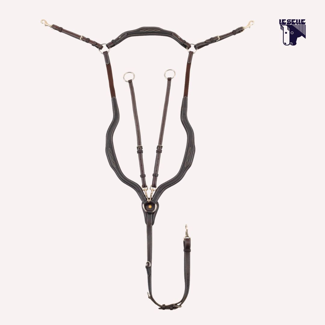 MARTINGALA DA CACCIA EQUESTRO - PONY MARRONE