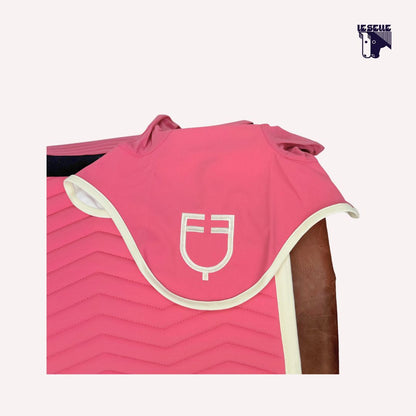 EQUESTRO ONDE SADDLE PAD AND HOOD - FUCHSIA