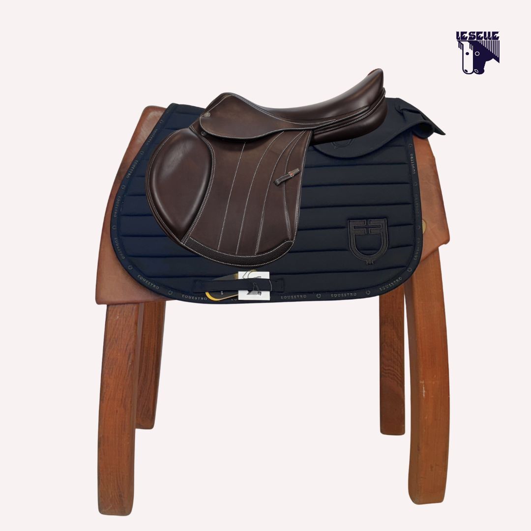 SOTTOSELLA E CUFFIETTA EQUESTRO SILICA - NERO