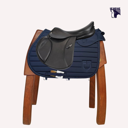 SOTTOSELLA E CUFFIETTA EQUESTRO SILICA - BLU