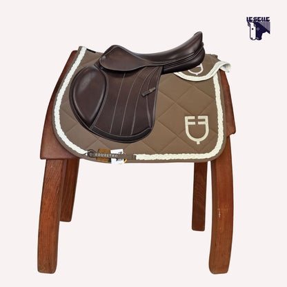SOTTOSELLA E CUFFIETTA EQUESTRO CORD - TAUPE