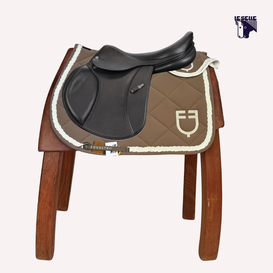 SOTTOSELLA E CUFFIETTA EQUESTRO CORD - TAUPE
