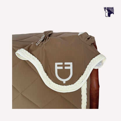 SOTTOSELLA E CUFFIETTA EQUESTRO CORD - TAUPE