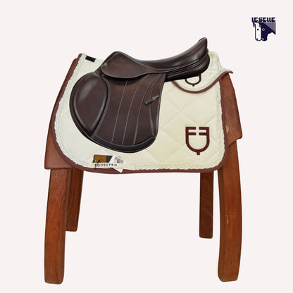 SOTTOSELLA E CUFFIETTA EQUESTRO CORD - CREMA