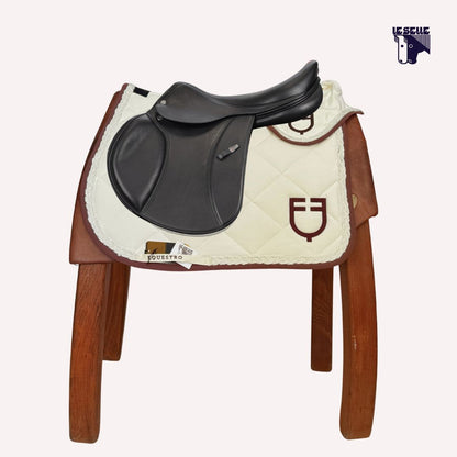 SOTTOSELLA E CUFFIETTA EQUESTRO CORD - CREMA