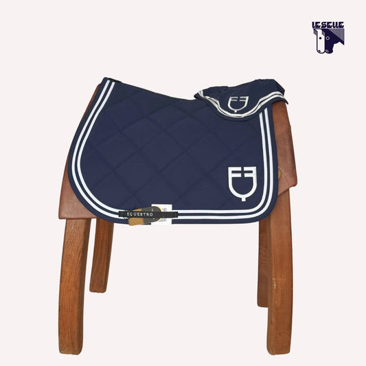 COMPLETO EQUESTRO DOUBLE STRIPES - BLU