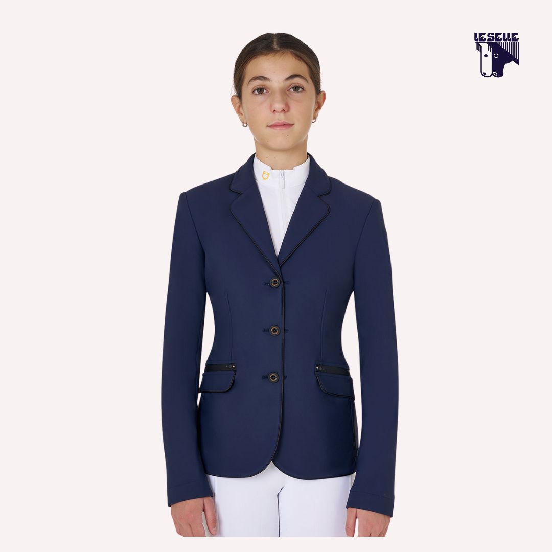 GIACCA EQUESTRO DA CONCORSO TECNOSTRETCH - BLU