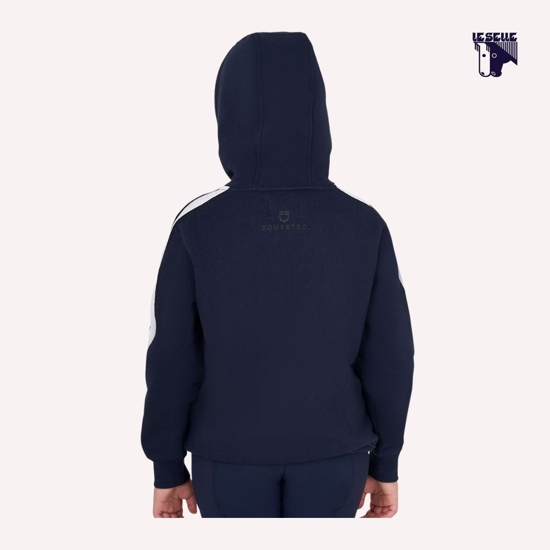 FELPA BIMBA EQUESTRO - BLU