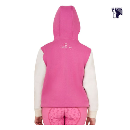 FELPA BIMBA EQUESTRO BICOLORE - CHATEAU ROSE