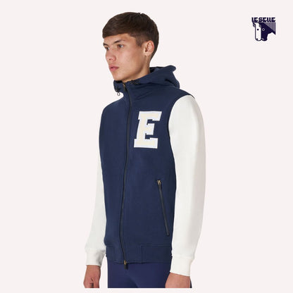 FELPA UOMO EQUESTRO BICOLOR - BLU