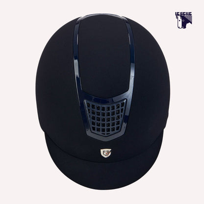 CAP EQUESTRO ECLIPSE PLAIN VELVET - BLU