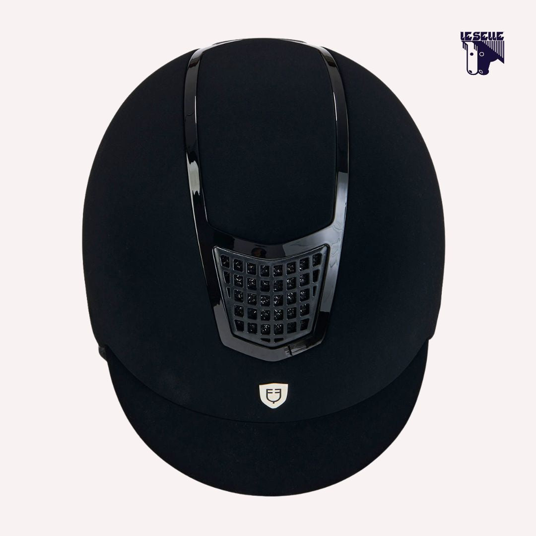 CAP EQUESTRO ECLIPSE PLAIN VELVET - NERO