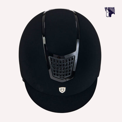 CAP EQUESTRO ECLIPSE PLAIN VELVET - NERO