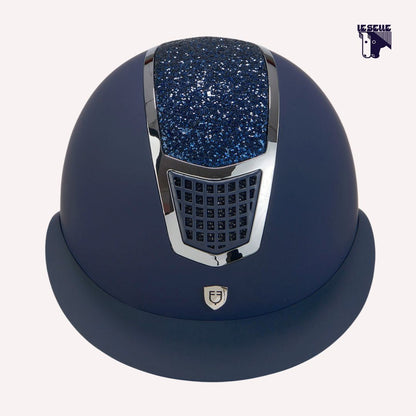 CAP EQUESTRO ECLIPSE STONE VISIERA LARGA - BLU