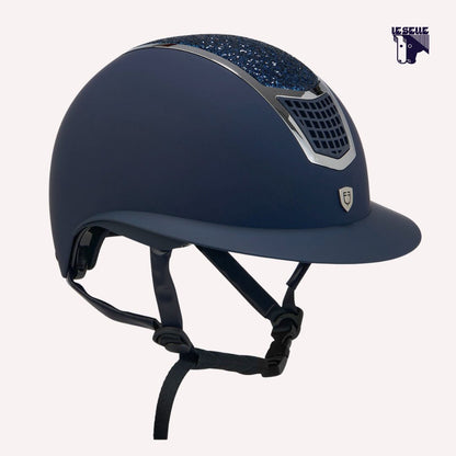 CAP EQUESTRO ECLIPSE STONE VISIERA LARGA - BLU