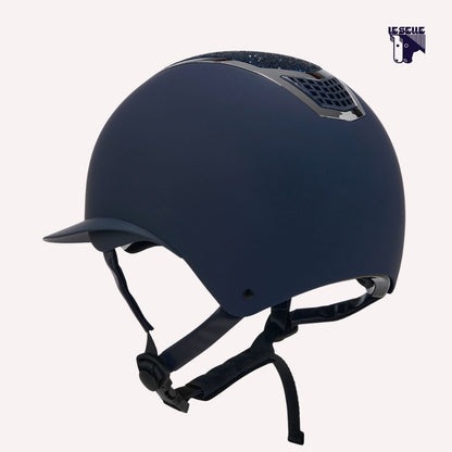 CAP EQUESTRO ECLIPSE STONE VISIERA LARGA - BLU