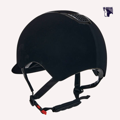 CAP EQUESTRO ECLIPSE PLAIN VELVET - NERO