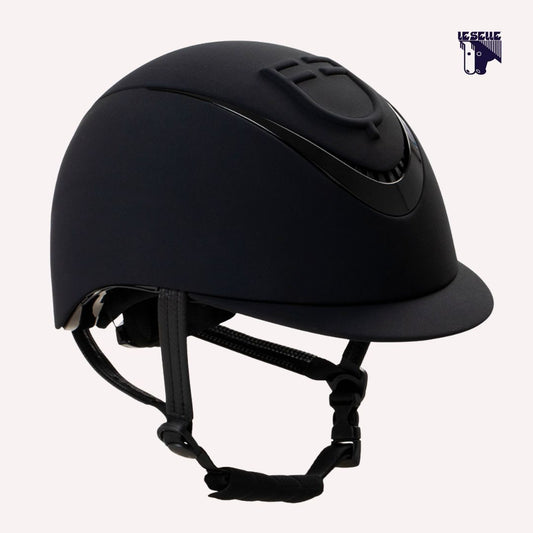 CAP EQUESTRO LOGO EMBOSSED - NERO